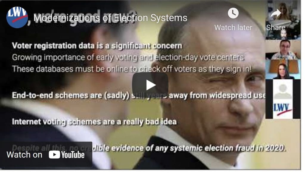 modernization of election machines